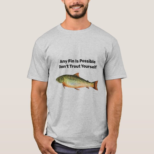 Camiseta de pescador humorística (Anverso)