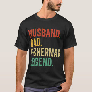 Camiseta de pescador para papá, regalo para marido