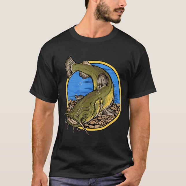 Camiseta de pescadores de pescado silvestre (Anverso)