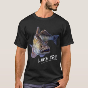Camiseta de pescadores del lago Erie Walleye