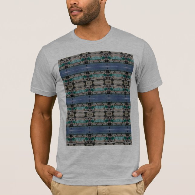 Camiseta de peso claro gris con diseño. TS 103 (Anverso)