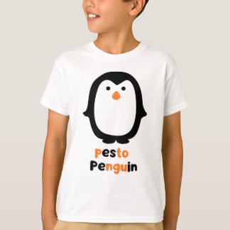 camiseta de pesto pingüino para niños