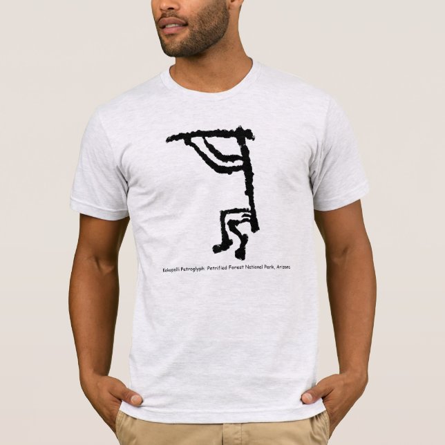 Camiseta de Petroglifo de Kokopelli (Anverso)