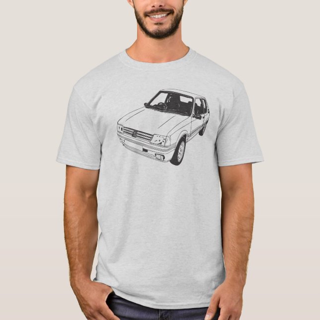 Camiseta de Peugeot 205 GTi (Anverso)