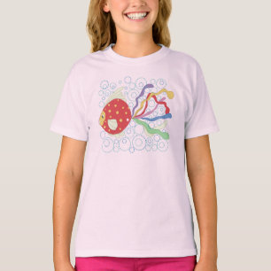 Camiseta de pez arco iris