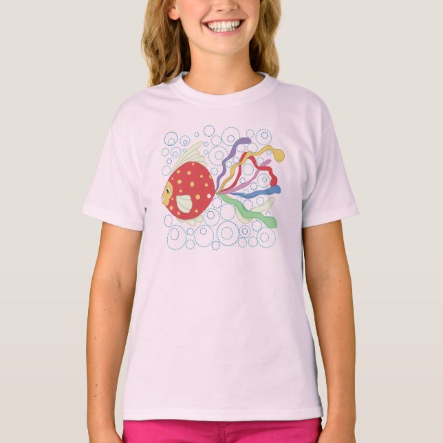 Camiseta de pez arco iris (Anverso)