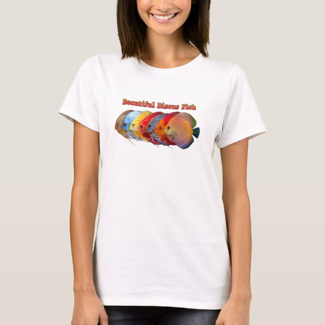 Camiseta de pez disco hermoso (Anverso)