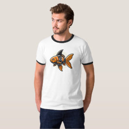 Camiseta de pez dorado con aleta de tiburón de Vin