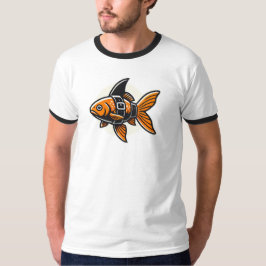 Camiseta de pez dorado con aleta de tiburón de Vin