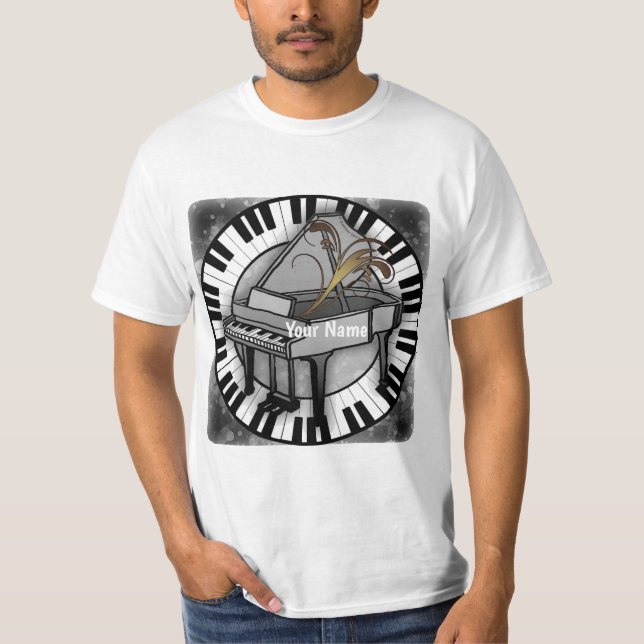 Camiseta de piano de cola (Anverso)