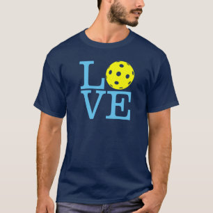 Camiseta de Pickleball: Azules marinos del "AMOR"