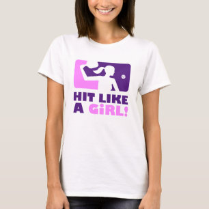Camiseta de Pickleball de las mujeres: ¡"GOLPE