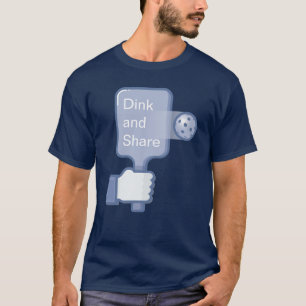 Camiseta de Pickleball de los hombres: "Dink y