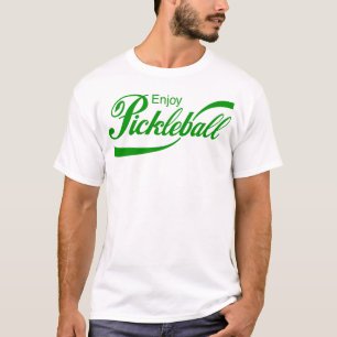 Camiseta de Pickleball de los hombres: "Goce de