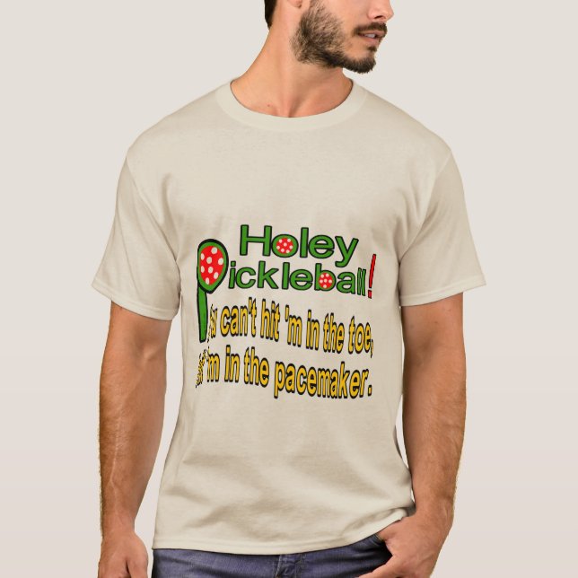camiseta de pickleball humorística (Anverso)