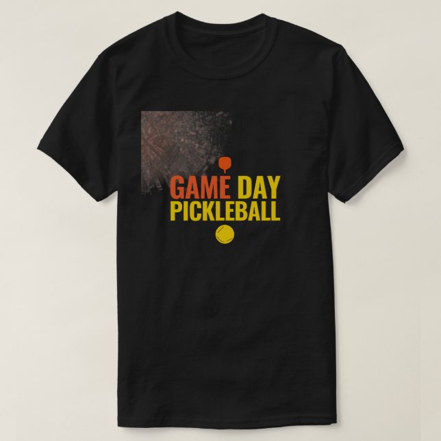Camiseta de Pickleball para Día de Juego | Estilo  (Diseño del anverso)