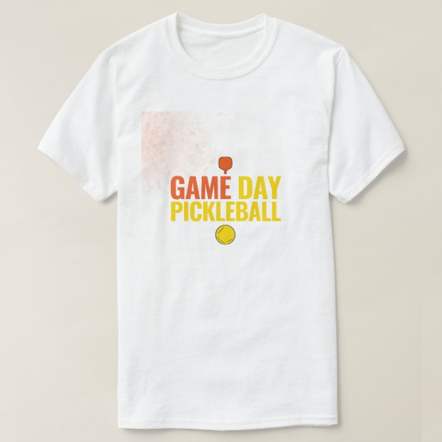 Camiseta de Pickleball para Día de Juego | Estilo  (Diseño del anverso)