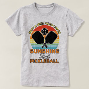 Camiseta de Pickleball para Mujeres Sunshine & Pic
