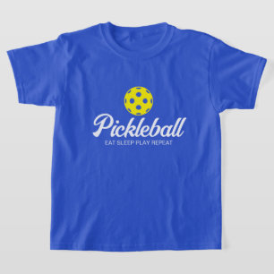 Camiseta de pickleball para niños deportivos