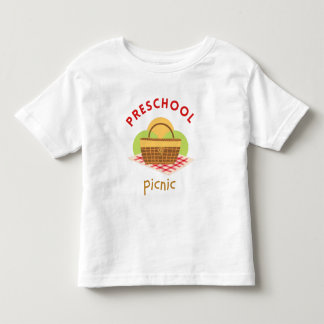 Camiseta de picnic infantil de preescolar