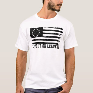 camiseta de pico de limbaugh cruzado de la bandera