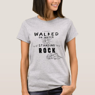 Camiseta De pie en el rock cristiano