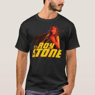 CAMISETA DE PIEDRA DEL LOGOTIPO DE ROY
