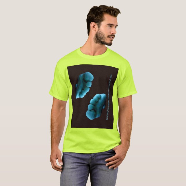 Camiseta de pies azules (Anverso completo)