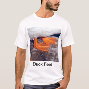 Camiseta de pies de pato