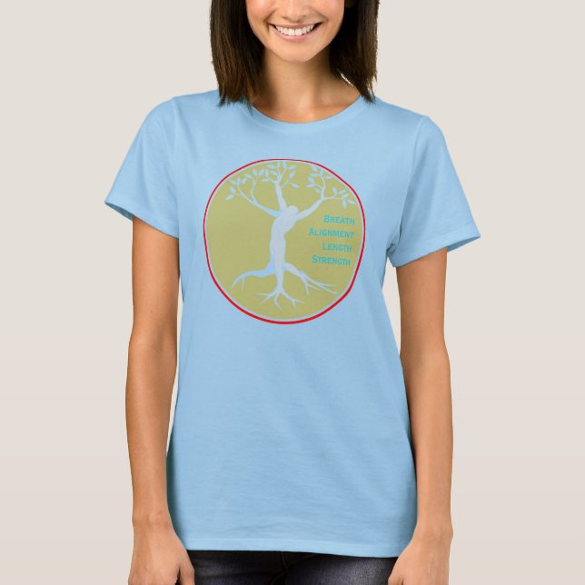 Camiseta de Pilates de Cuerpo Profundo (Anverso)
