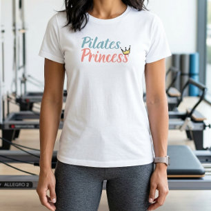 Camiseta de Pilates Princesa Yoga Moderno Meditaci