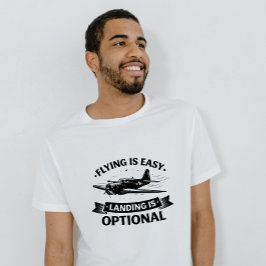 Camiseta de piloto de avión de combate de guerra d