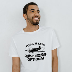 Camiseta de piloto de avión de combate de guerra d