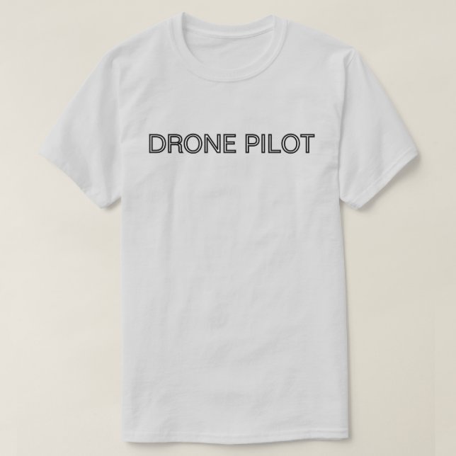 Camiseta de piloto de dron (Diseño del anverso)