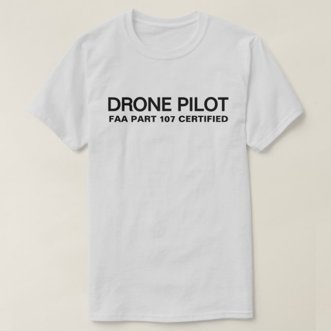 Camiseta de piloto de dron (Diseño del anverso)