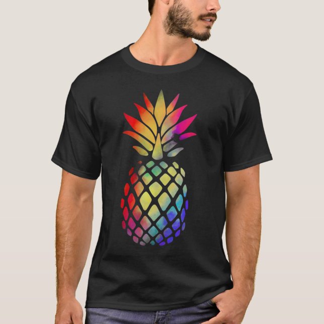 Camiseta de piña verano camiseta (Anverso)
