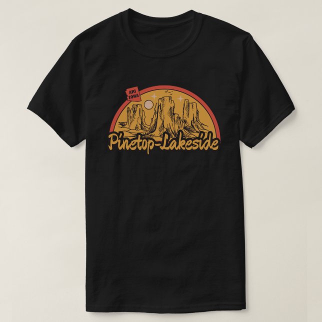Camiseta de Pinetop-Lakeside, Arizona (Diseño del anverso)