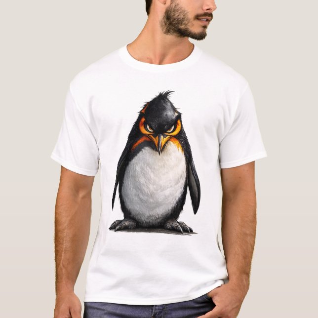 Camiseta de pingüino genial – Diseño de animal ele (Anverso)