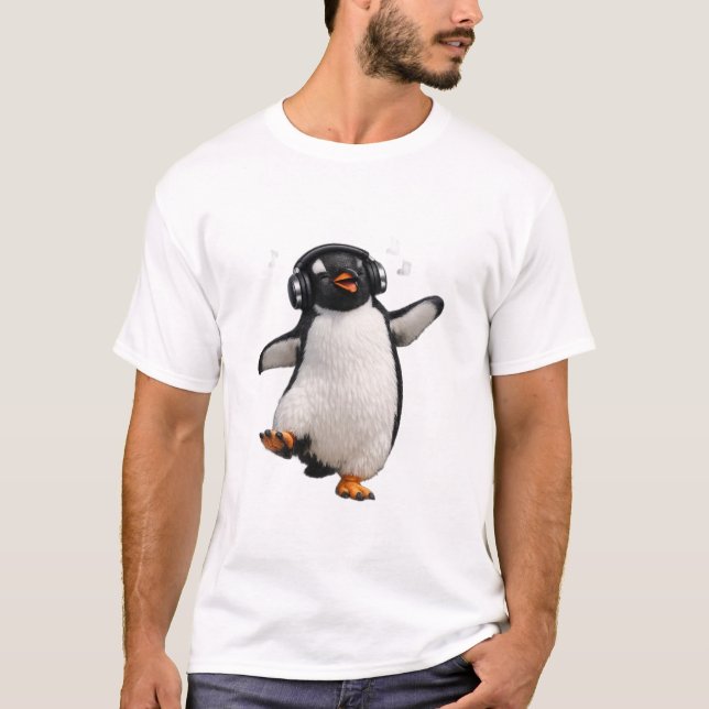 Camiseta de Pingüino Groovy (Anverso)