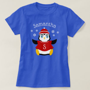 Camiseta de pingüino personalizada