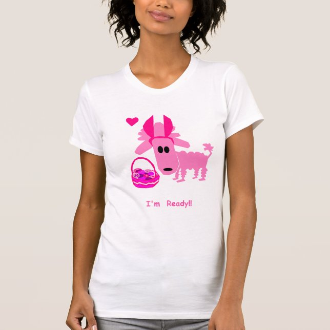 Camiseta de PinkyPoodle Pascua (Anverso)