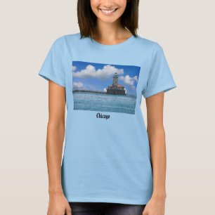 Camiseta De Pintorly Del Faro De Chicago