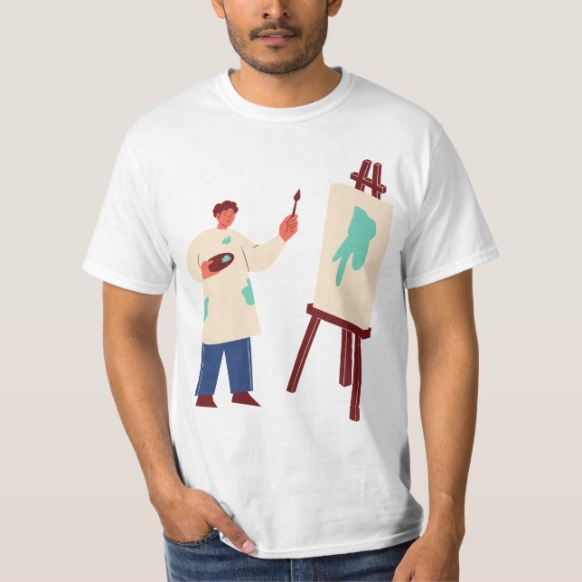 Camiseta de pintura (Anverso)