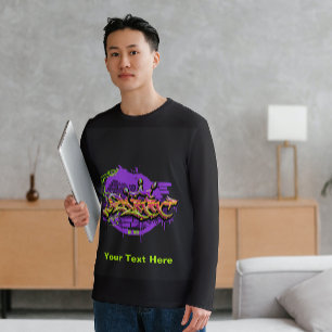 Camiseta de pintura colorida