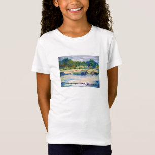 Camiseta de pintura de caballos de Chincoteague Is