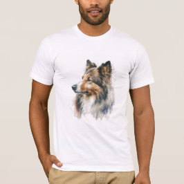 Camiseta de pintura de Sable Sheltie