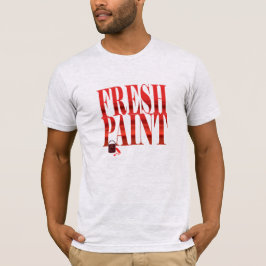 Camiseta de pintura fresca