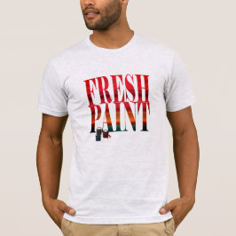 Camiseta de pintura fresca
