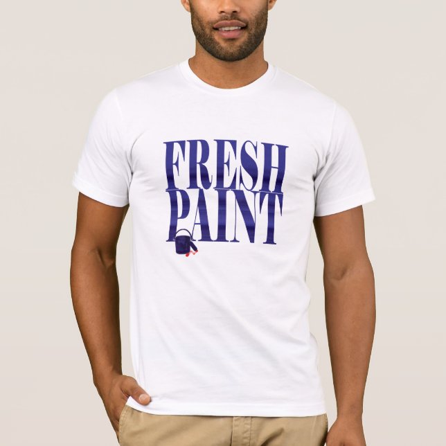 Camiseta de pintura fresca (Anverso)