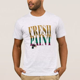 Camiseta de pintura fresca